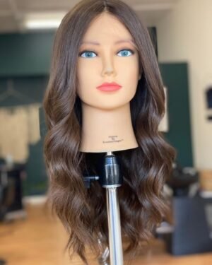 Silk Top Lace Front Wigs Brunette Brown
