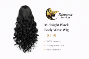 Midnight Black Body Wave Wig